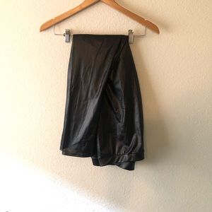 Faux leather leggings